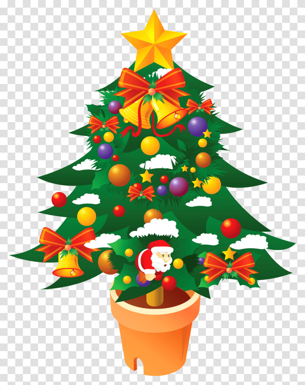 Christmas Tree Clipart Images Free, Ornament, Plant, Star Symbol Transparent Png