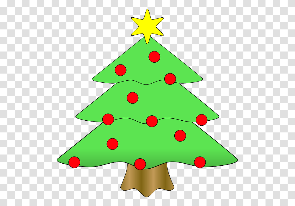 Christmas Tree Clipart Outline Clipart Christmas Tree, Plant, Star Symbol, Ornament Transparent Png