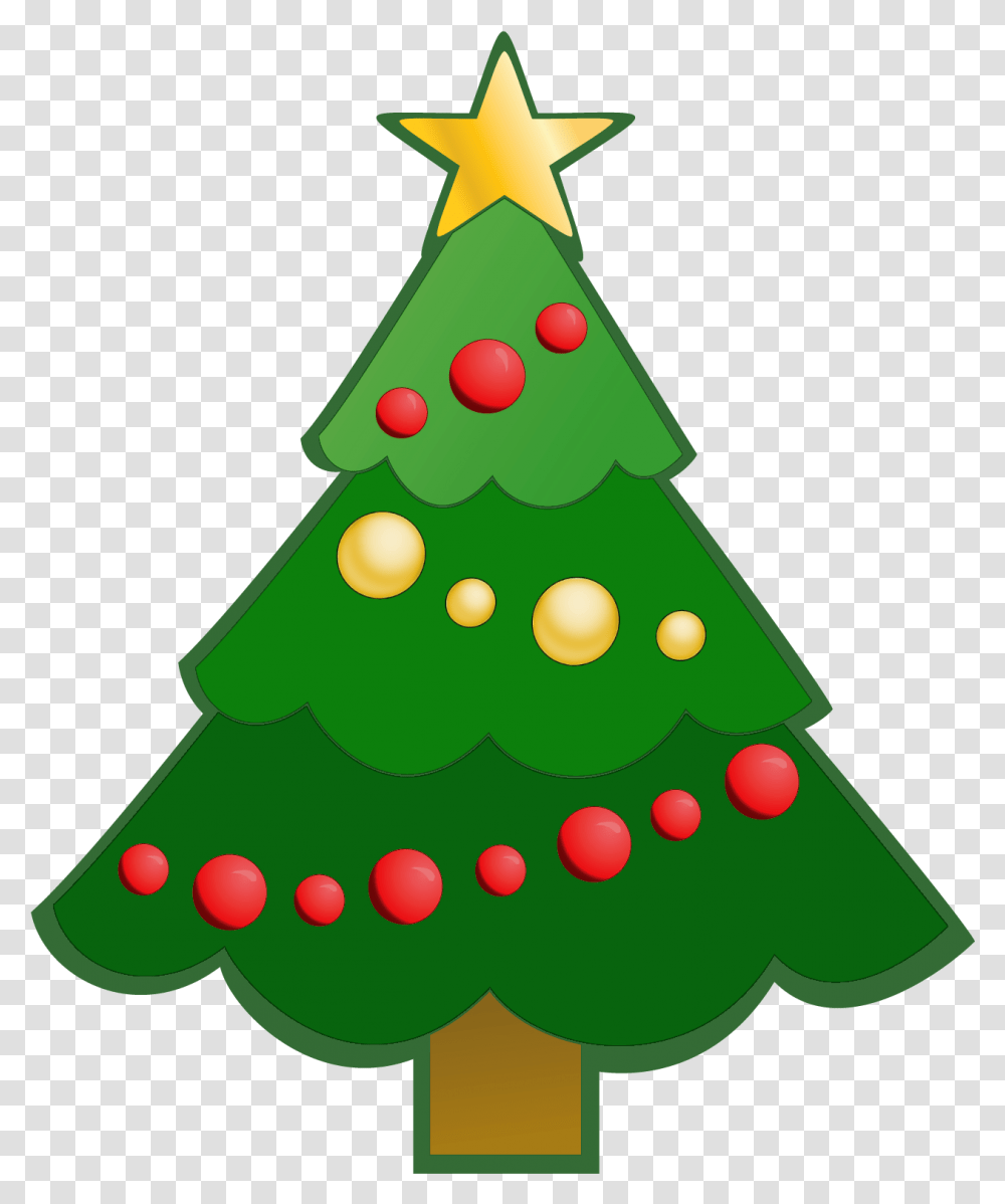 Christmas Tree Clipart Simple Christmas Tree Clipart, Plant, Ornament, Symbol, Star Symbol Transparent Png