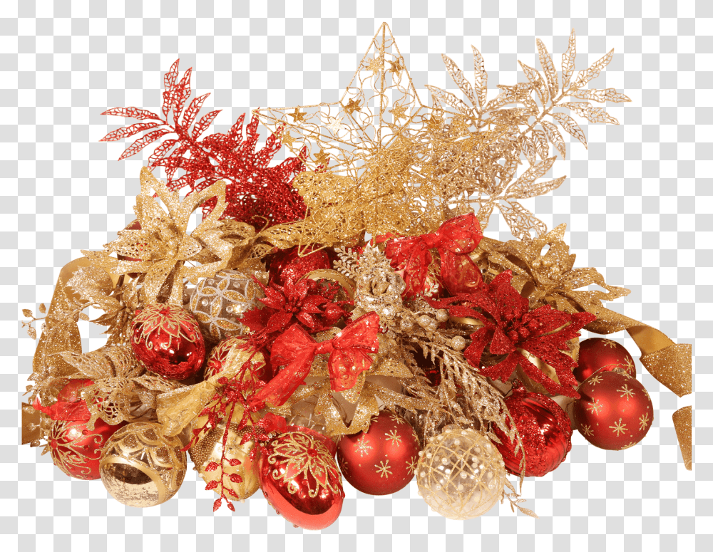 Christmas Tree Deluxe Decoration Set From Pines Christmas Ornament, Plant, Chandelier, Lamp, Crowd Transparent Png