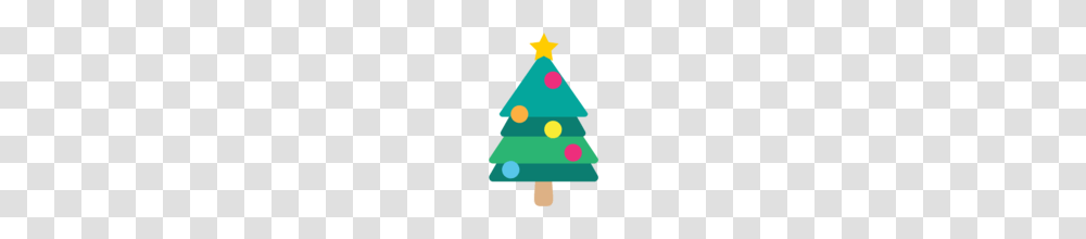 Christmas Tree Emoji On Emojione, Triangle, Ornament, Plant Transparent Png