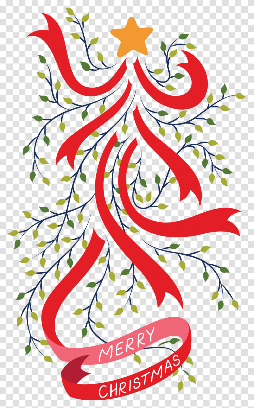 Christmas Tree Fake Tattoo Christmas Tree Temporary Illustration, Pattern, Floral Design Transparent Png