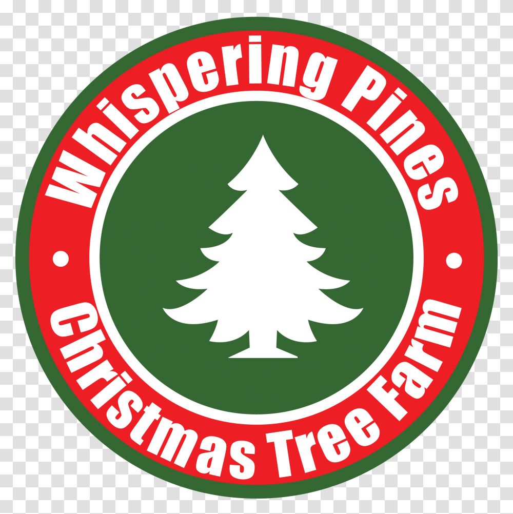 Christmas Tree Farm Logo, Plant, Label Transparent Png