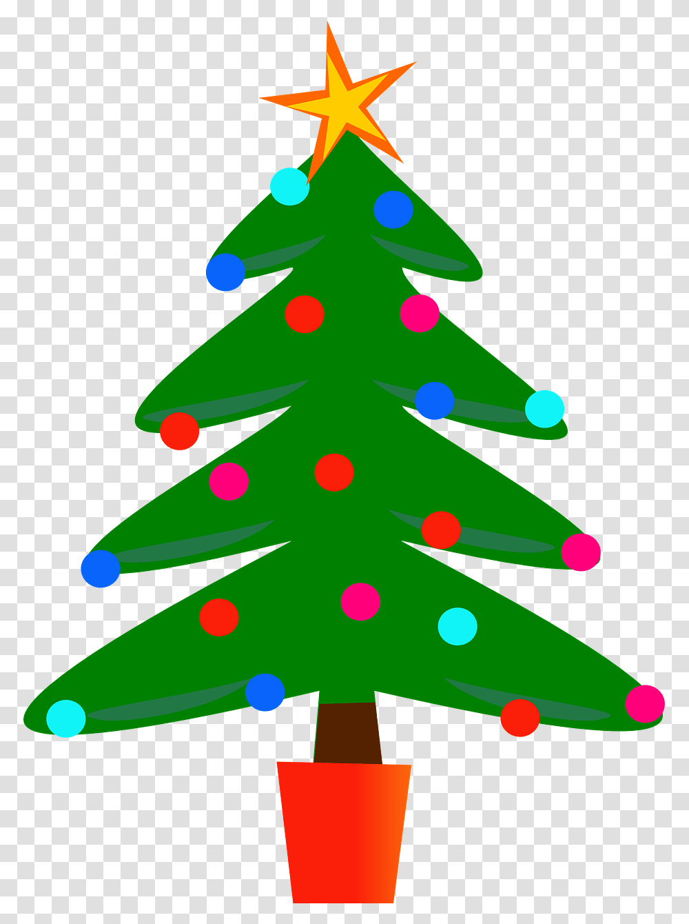 Christmas Tree Fir Tree X Mas Free Photo Clipart Simple Christmas Tree, Plant, Ornament, Star Symbol Transparent Png
