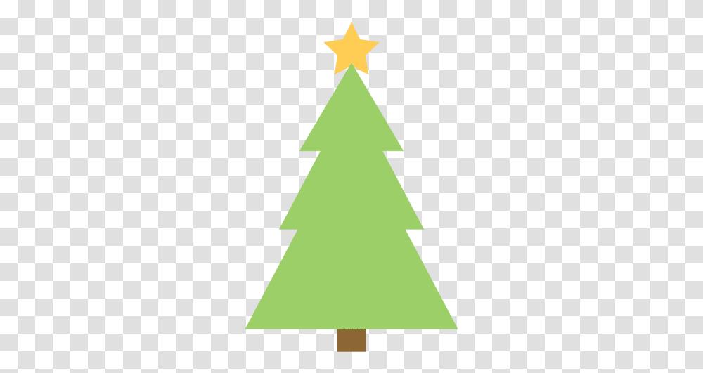 Christmas Tree Flat Icon 63 & Svg Vector File Diy Cardboard Christmas Tree, Symbol, Triangle, Sign, Star Symbol Transparent Png
