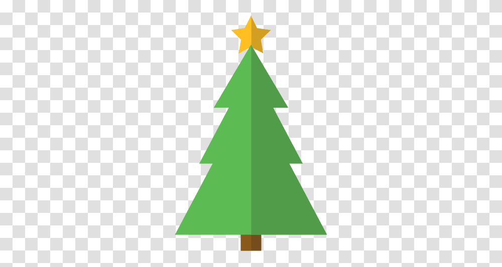 Christmas Tree Flat Icon & Svg Vector File Christmas Tree Blank, Symbol, Ornament, Star Symbol, Triangle Transparent Png