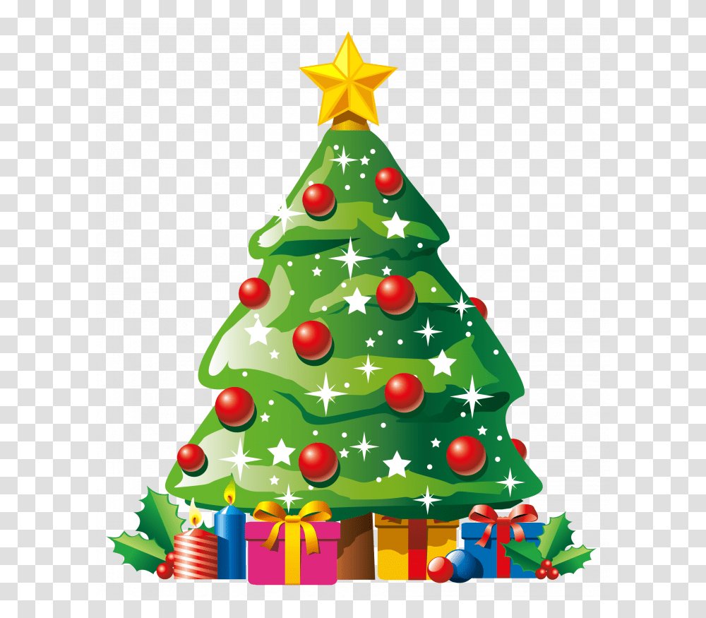 Christmas Tree Free Clip Art Of Christmas Tree Lot Lightingfree, Plant, Ornament, Star Symbol Transparent Png