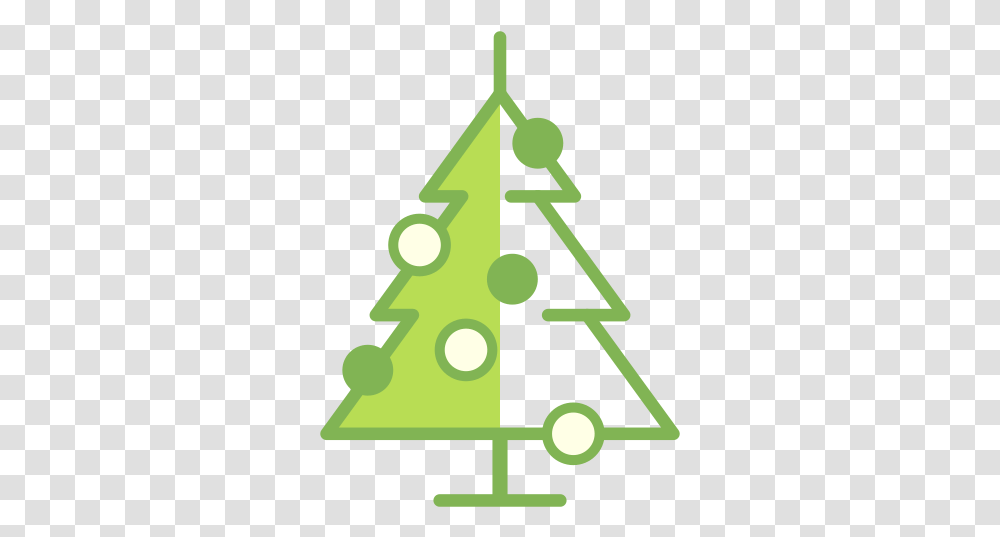 Christmas Tree Free Icon Of Cheerful Christmas Tree, Triangle, Symbol, Plant, Star Symbol Transparent Png