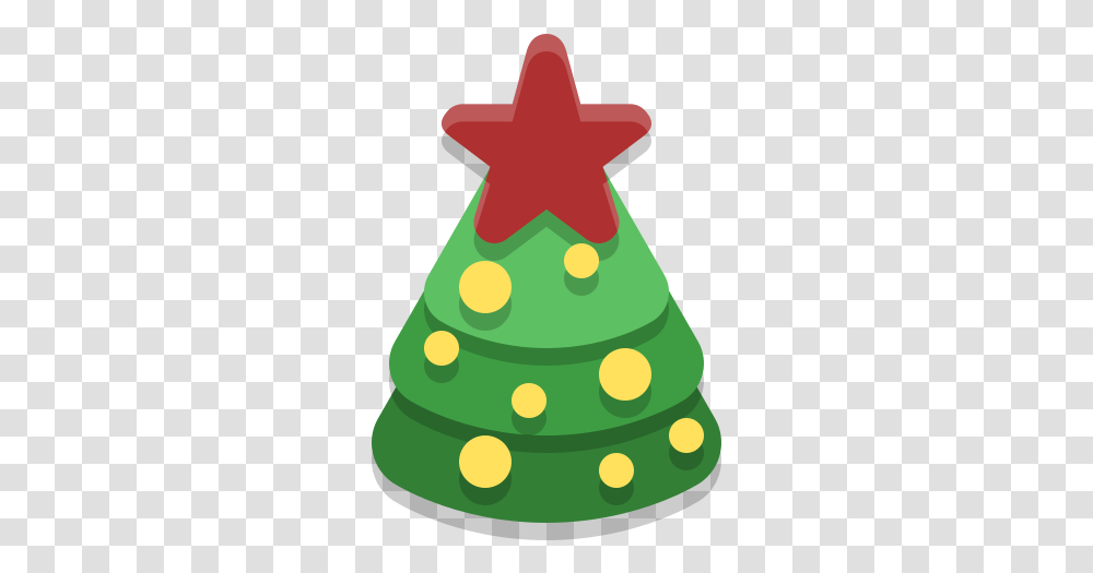 Christmas Tree Free Icon Of Papirus Apps Christmas Tree, Plant, Birthday Cake, Dessert, Food Transparent Png