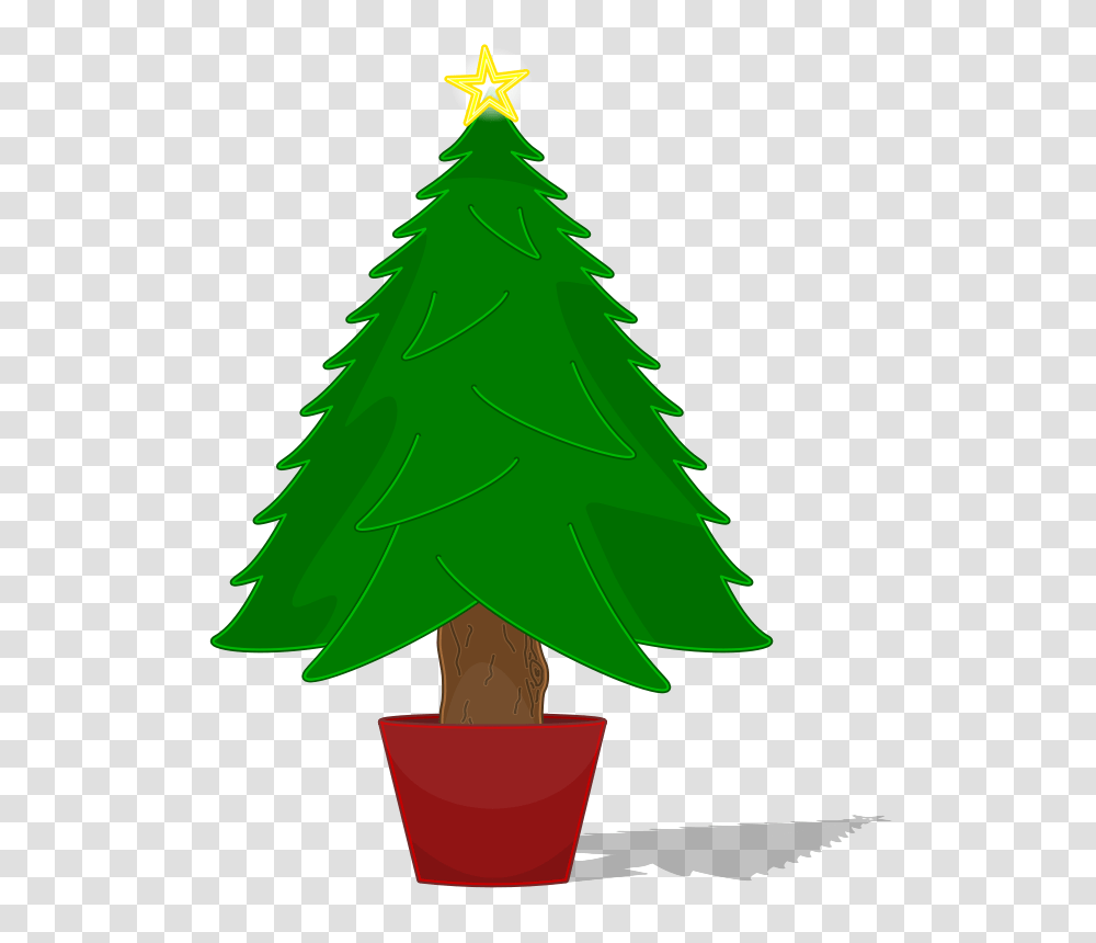 Christmas Tree Free Stock Photo Illustration Of A Christmas, Plant, Ornament Transparent Png