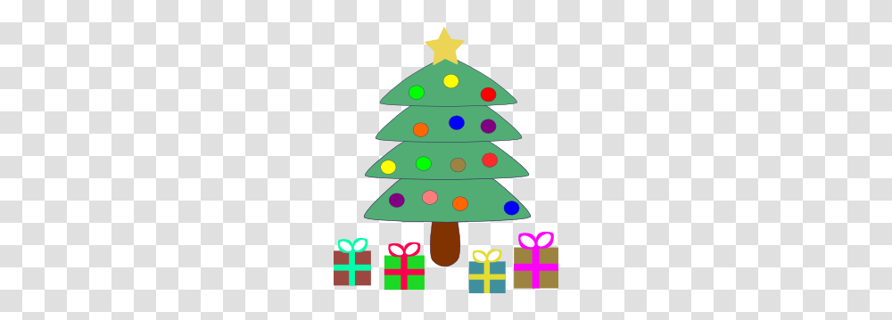 Christmas Tree Gifts Clip Art, Ornament, Plant, Star Symbol Transparent Png