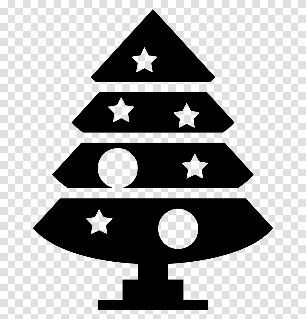 Christmas Tree Happy Mid Autumn Theme, Star Symbol, Stencil, Triangle Transparent Png
