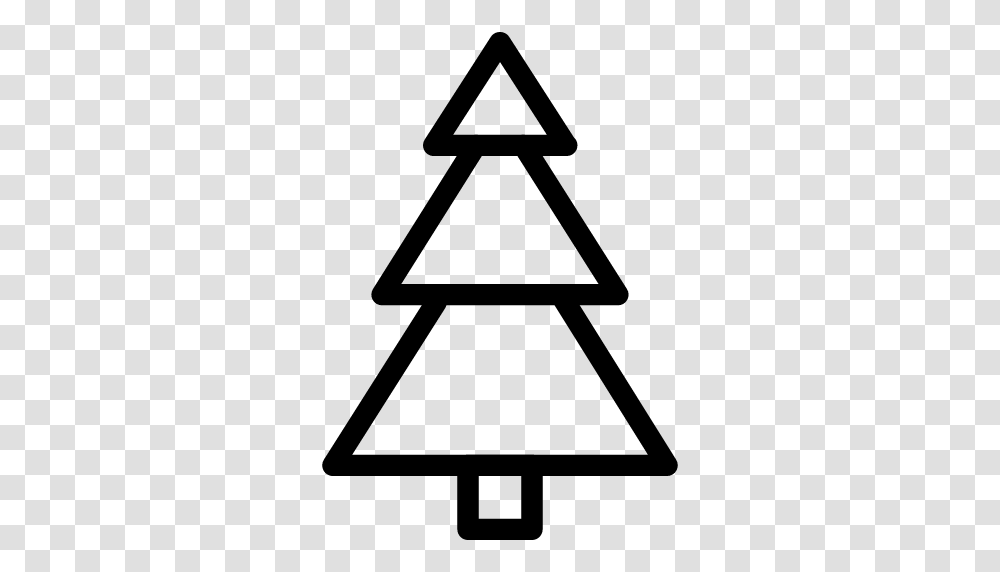 Christmas Tree Icon Line Iconset Iconsmind, Gray, World Of Warcraft Transparent Png