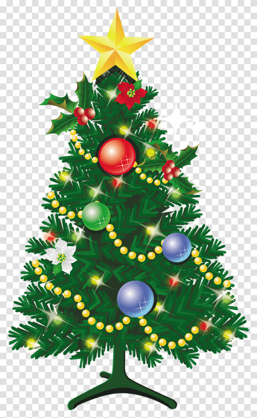 Christmas Tree Illustration Christmas Tree Vector, Ornament, Plant, Bush, Vegetation Transparent Png