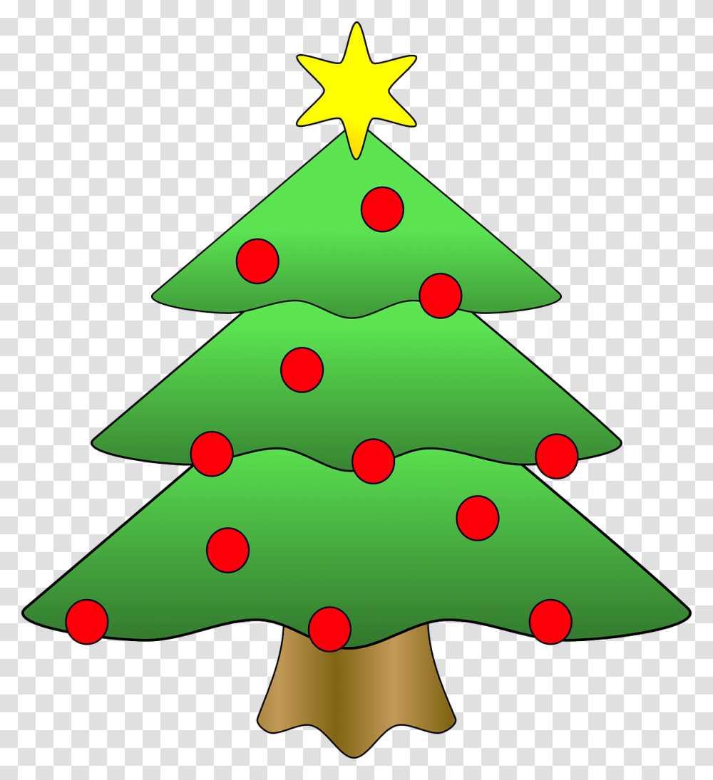 Christmas Tree Images Cartoon, Plant, Star Symbol, Ornament Transparent Png