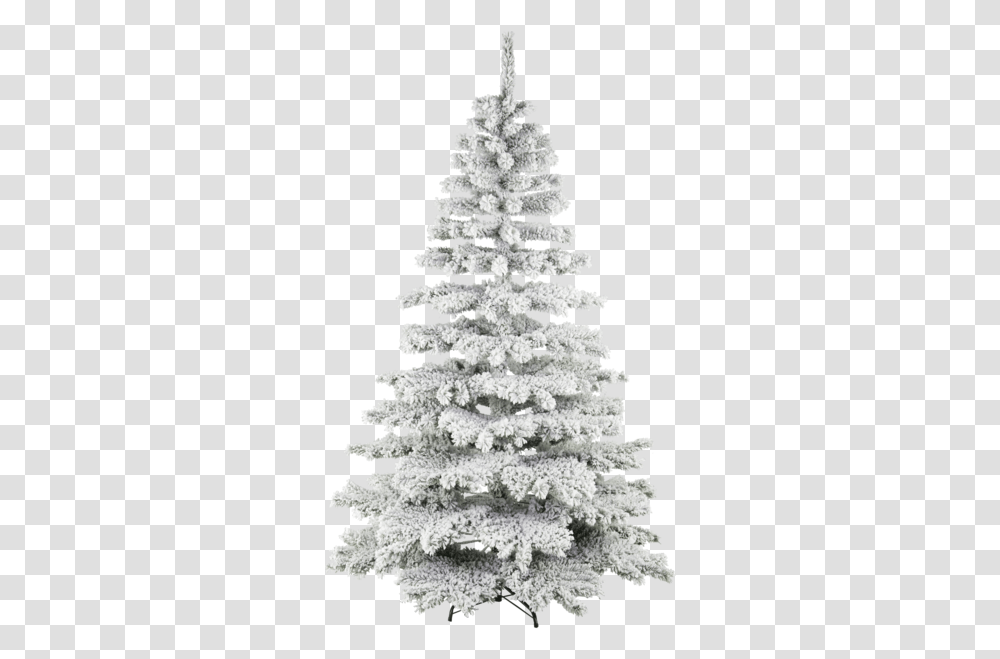Christmas Tree Kiruna Snow Vit Grn Julgran, Plant, Ornament, Pine, Fir Transparent Png