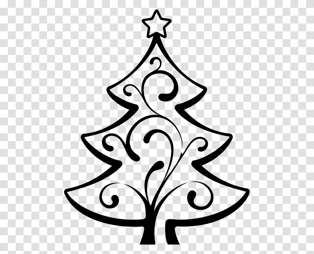 Christmas Tree Line Art Christmas Day Drawing Abstract Art Free, Gray, World Of Warcraft Transparent Png