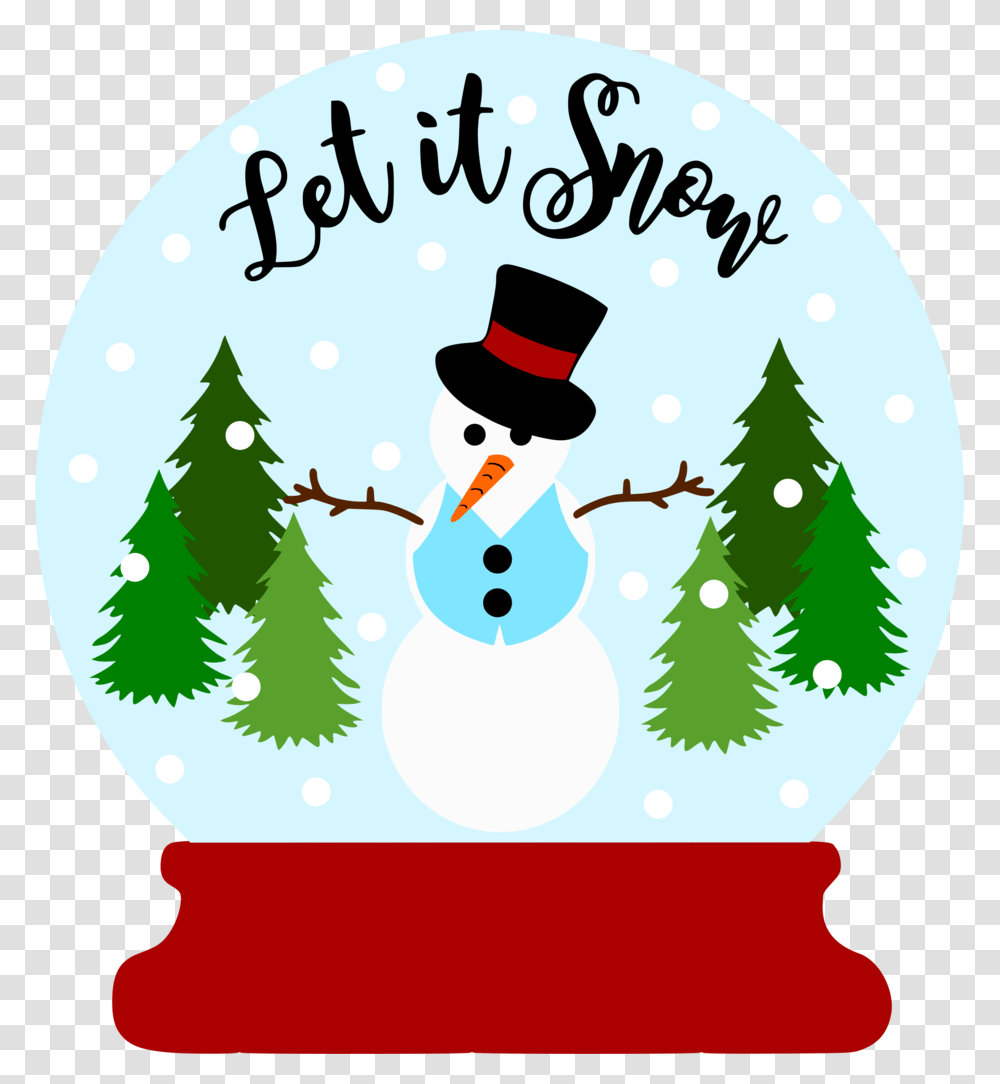 Christmas Tree, Nature, Outdoors, Snow, Snowman Transparent Png