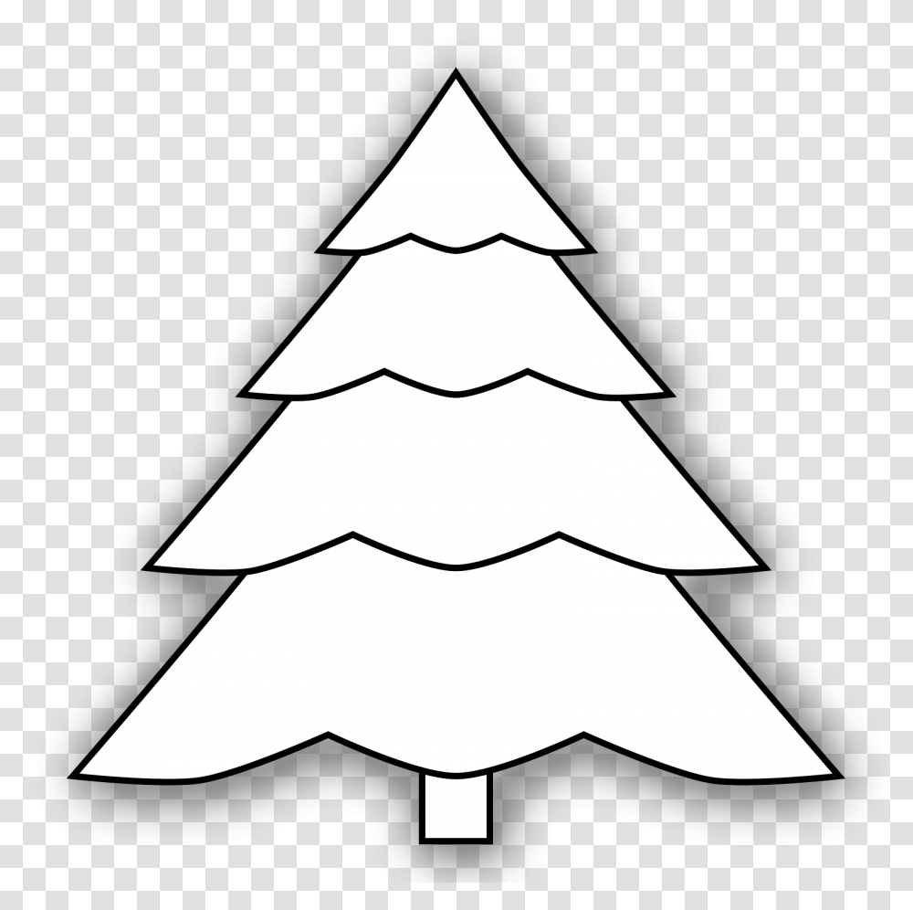 Christmas Tree Outline Svg Vector Christmas Tree, Plant, Star Symbol, Triangle, Baseball Cap Transparent Png