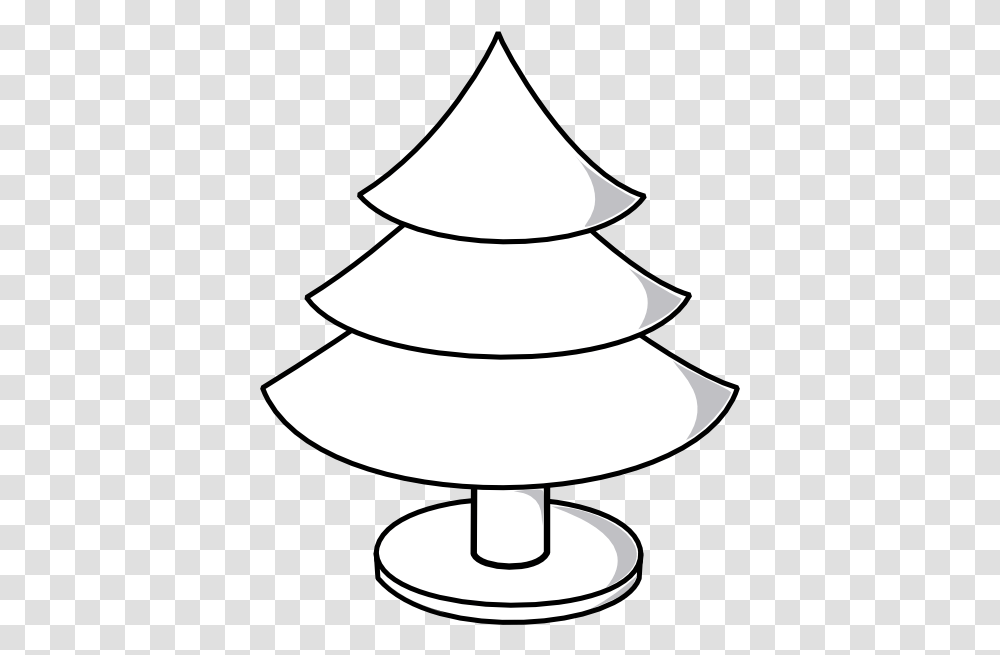 Christmas Tree Outline With Wide Stand Clip Art Christmas Tree, Lamp, Plant, Ornament, Fir Transparent Png