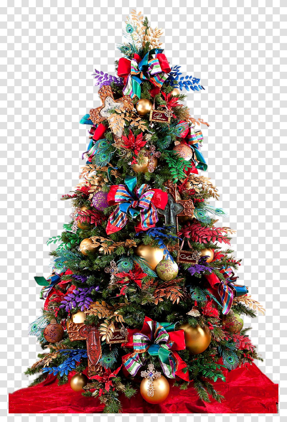 Christmas Tree Ribbon Design Iamge Christmas Tree Decorations For Boys, Ornament, Plant, Grass, Walkway Transparent Png
