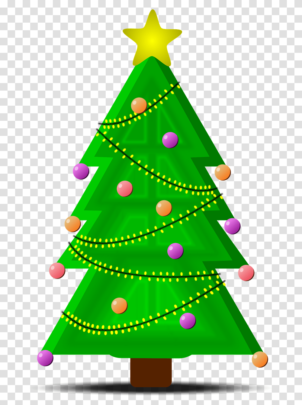 Christmas Tree Rigid Free Vector Graphic On Pixabay, Plant, Ornament, Lighting, Triangle Transparent Png