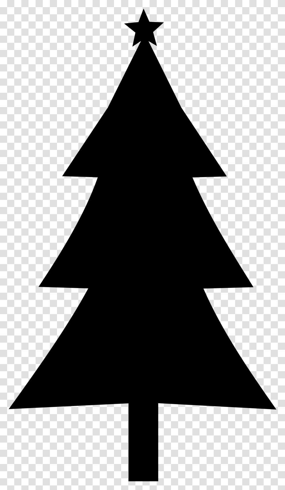 Christmas Tree Silhouette, Gray, World Of Warcraft Transparent Png