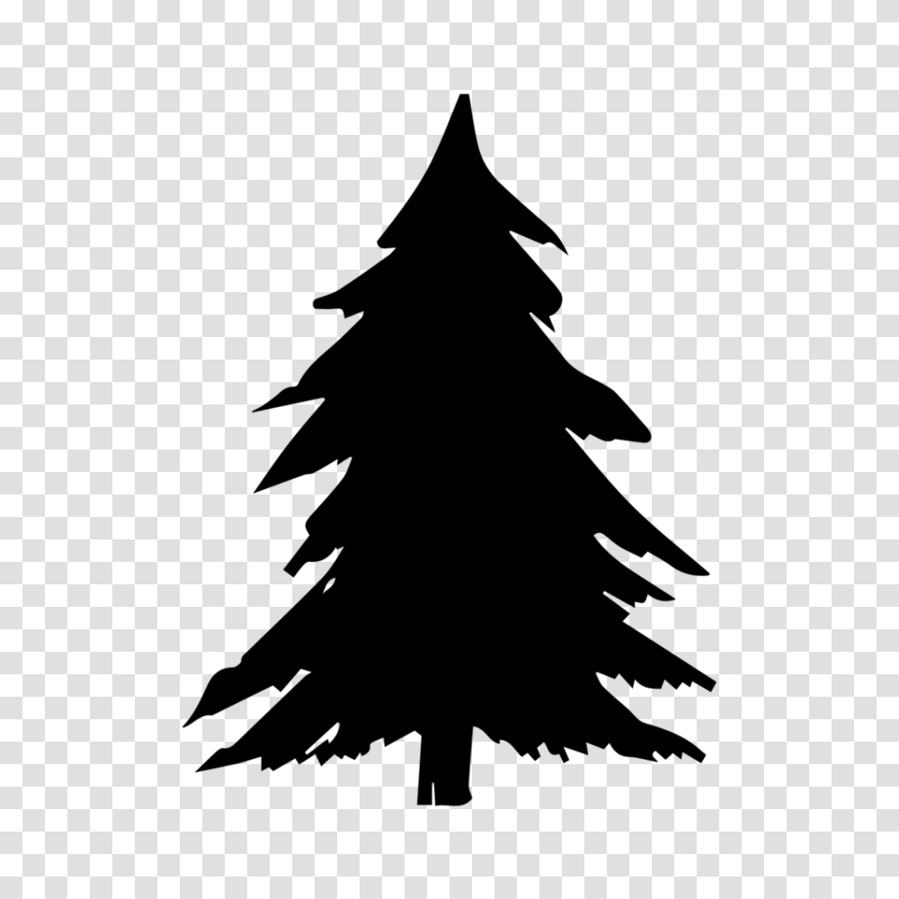 Christmas Tree Silhouette, Gray, World Of Warcraft Transparent Png