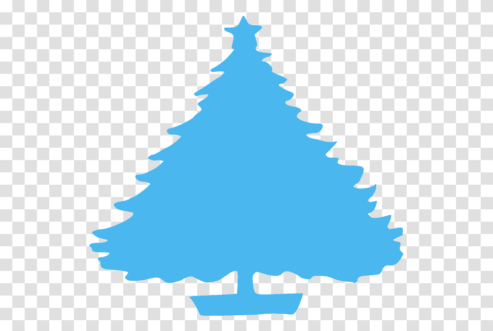 Christmas Tree Silhouette, Plant, Land, Outdoors, Nature Transparent Png