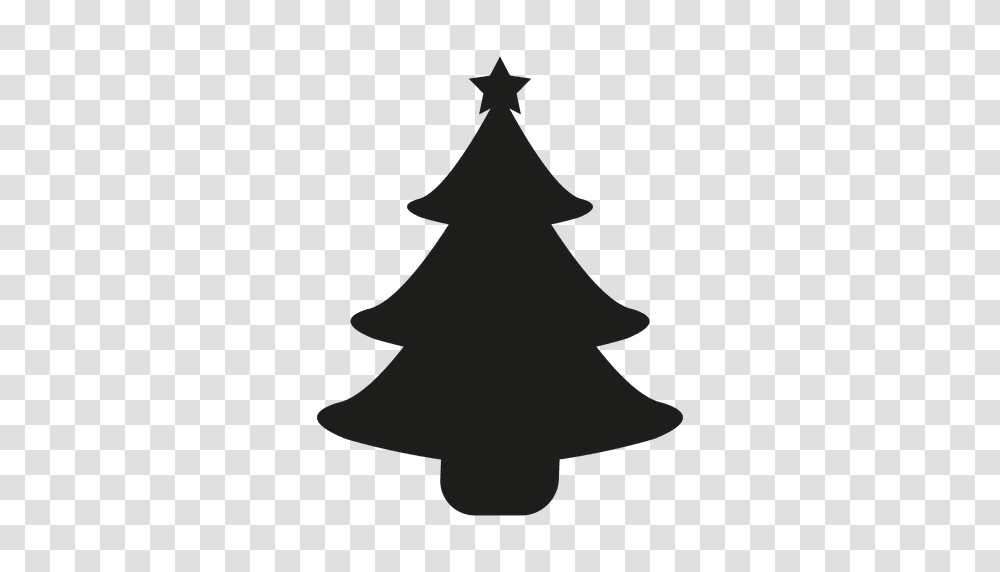 Christmas Tree Silhouette, Plant, Star Symbol, Snowman, Winter Transparent Png