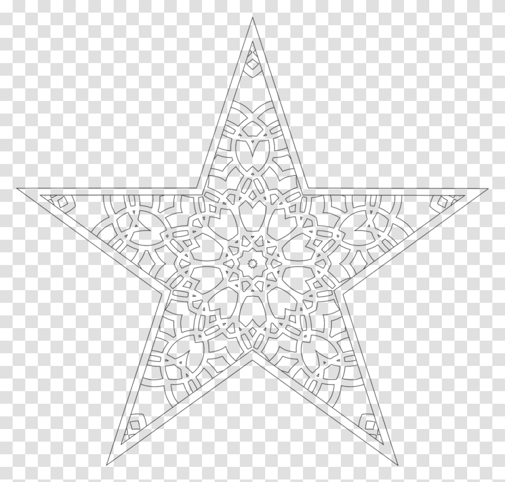 Christmas Tree Star Coloring Pages Line Art, Gray, World Of Warcraft Transparent Png