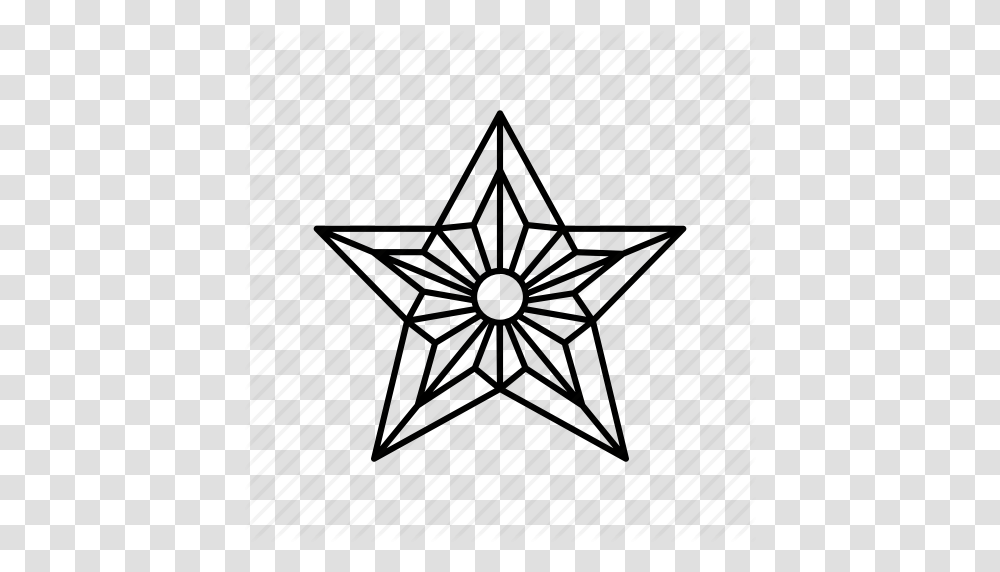 Christmas Tree Star Hanging Star Origami Star Outline Star, Star Symbol Transparent Png