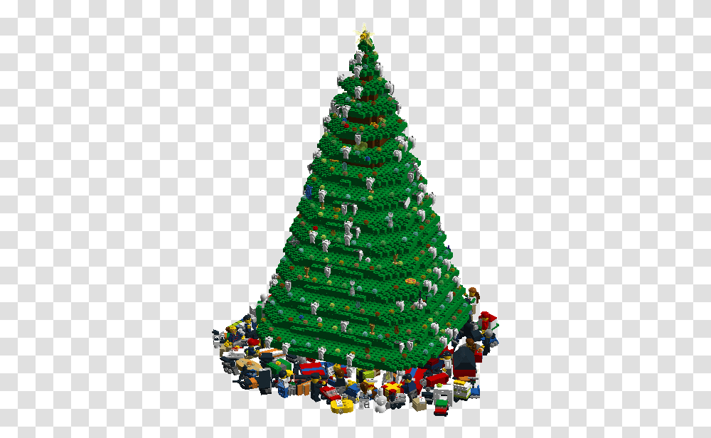 Christmas Tree Star Lego Christmas Tree, Plant, Ornament, Bush, Vegetation Transparent Png