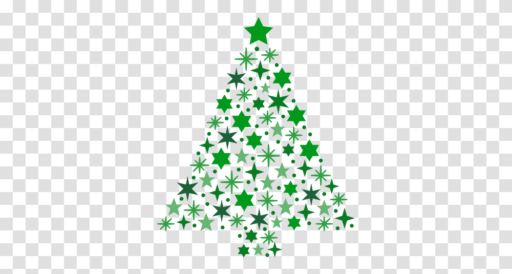 Christmas Tree Stars & Svg Vector File For Holiday, Ornament, Plant, Star Symbol Transparent Png