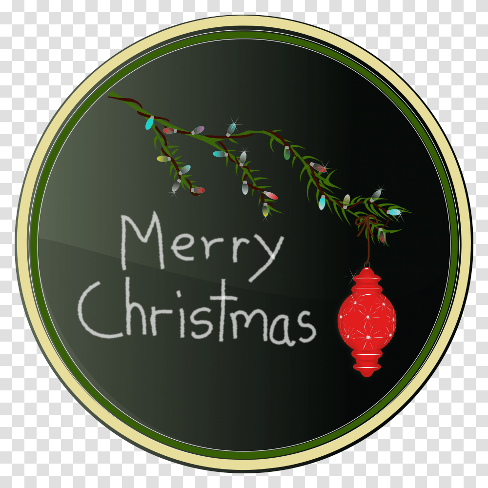 Christmas Tree, Blackboard, Locket, Pendant Transparent Png