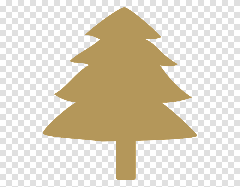 Christmas Tree Vector Brown Christmas Tree Clipart, Leaf, Plant, Cross Transparent Png