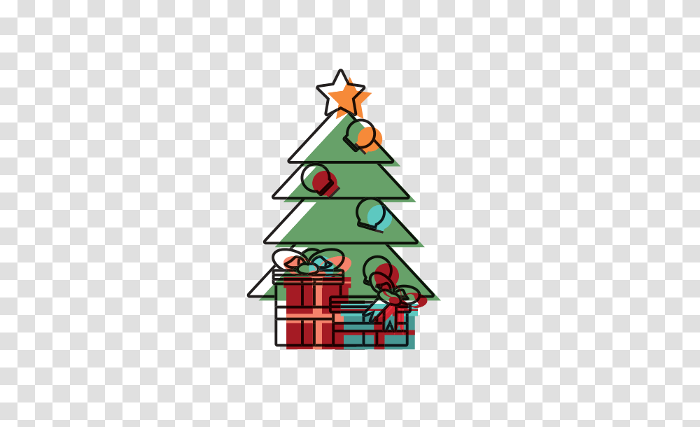 Christmas Tree Vector Illustration, Plant, Ornament, Star Symbol Transparent Png
