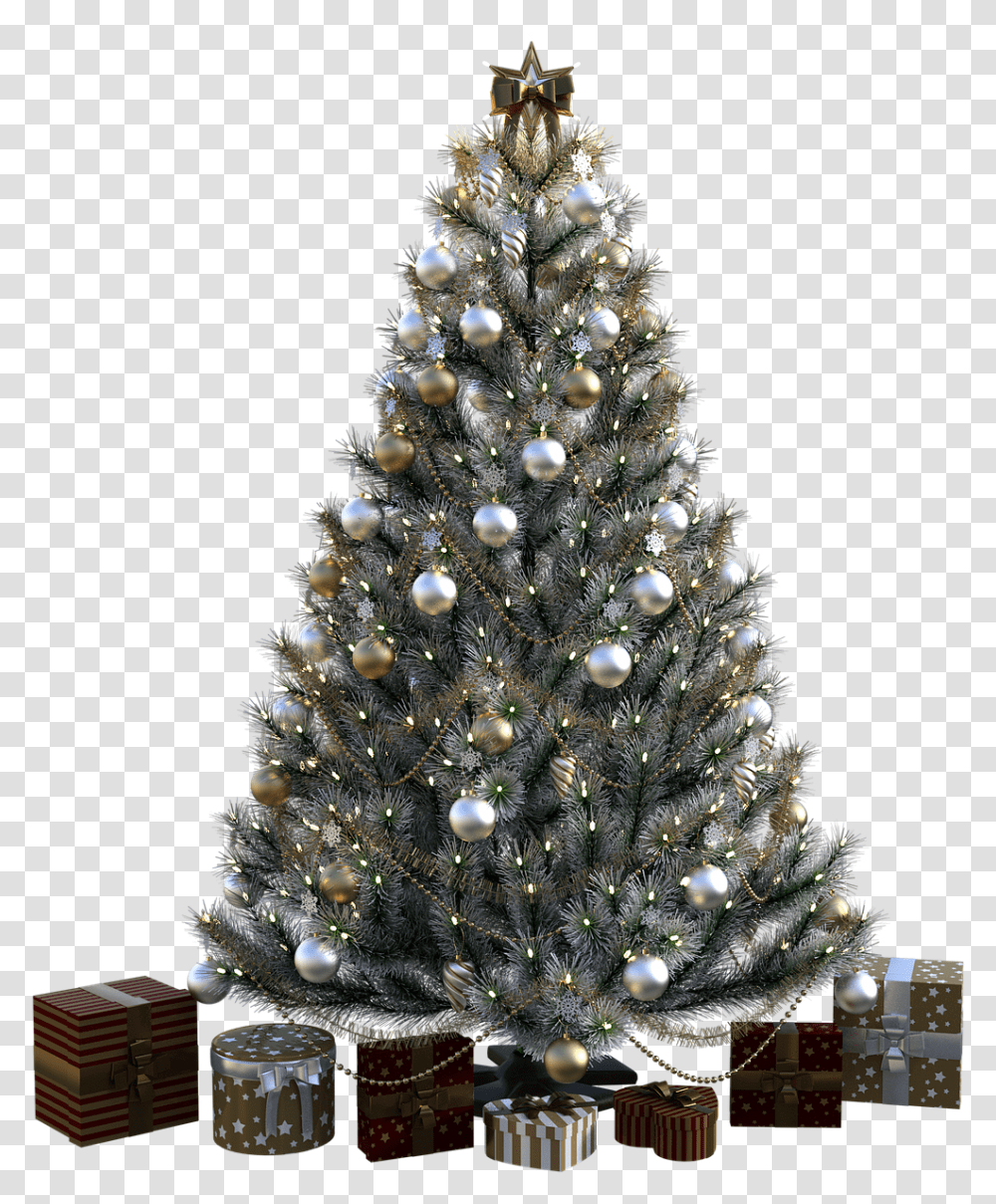 Christmas Tree Vintage Farmhouse Christmas Tree, Ornament, Plant, Fir, Abies Transparent Png