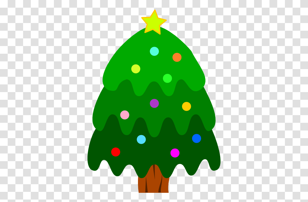 Christmas Tree With Ornaments And Star Clip Art Christmas Day, Food, Graphics, Egg, Candy Transparent Png