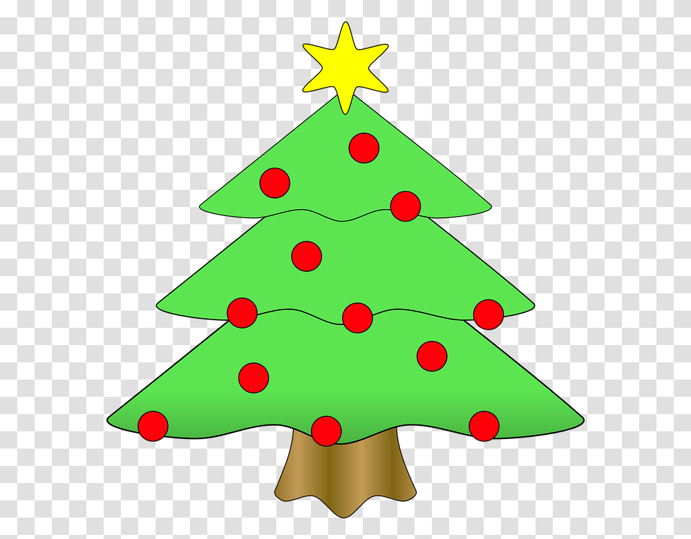 Christmas Tree Xmas Fir Free Vector Graphic On Pixabay Christmas Tree Clipart, Plant, Star Symbol, Ornament, Triangle Transparent Png