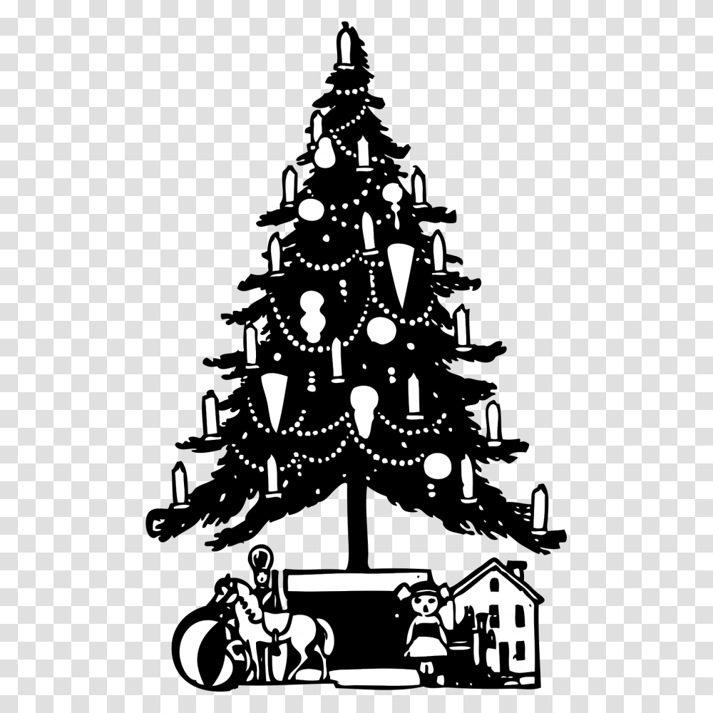 Christmas Tree Xmas Free Vector Graphic On Pixabay X For Xmas Tree, Plant, Ornament, Stencil Transparent Png