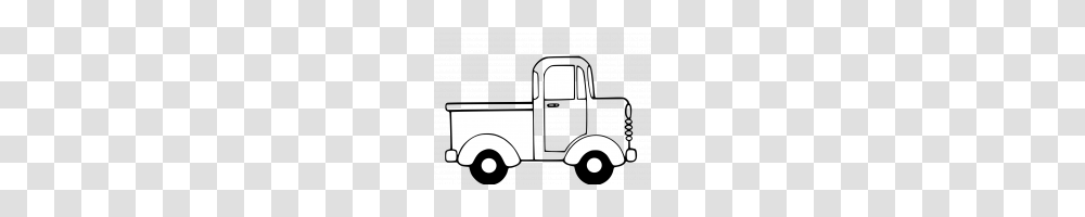 Christmas Truck Coloring, Vehicle, Transportation, Car, Outdoors Transparent Png