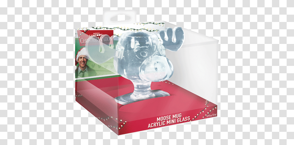 Christmas Vacation Moose Mug Shotglass Airplane, Person, Human, Trophy, Crystal Transparent Png