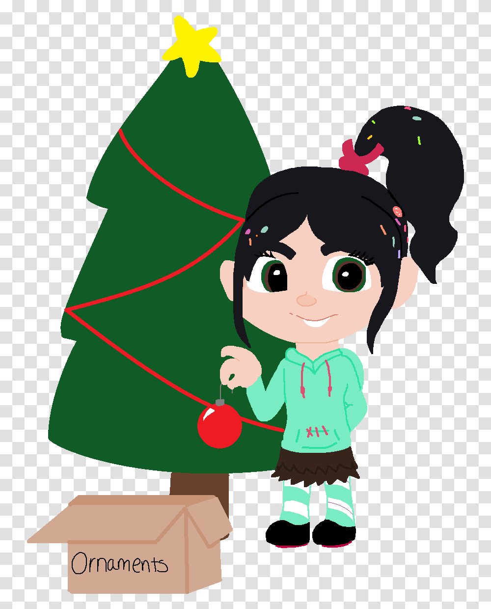 Christmas Vanellope Cartoon, Outdoors, Photography, Nature Transparent Png