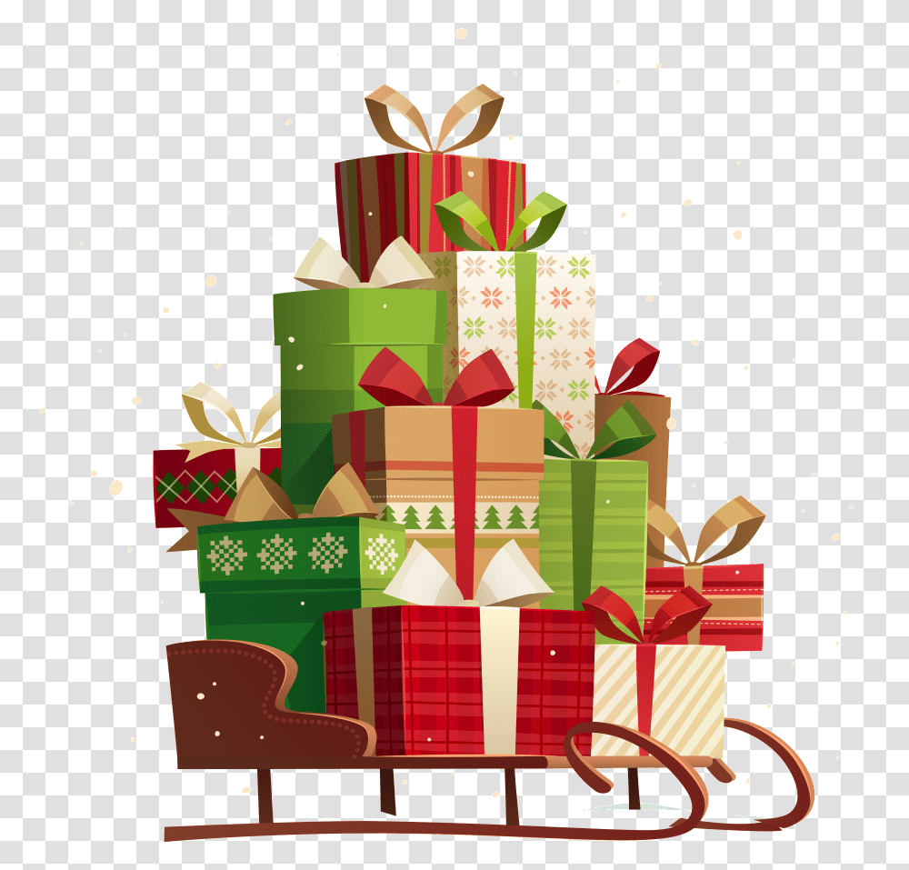 Christmas Various Gift Drop And Shop Kids Christmas Transparent Png