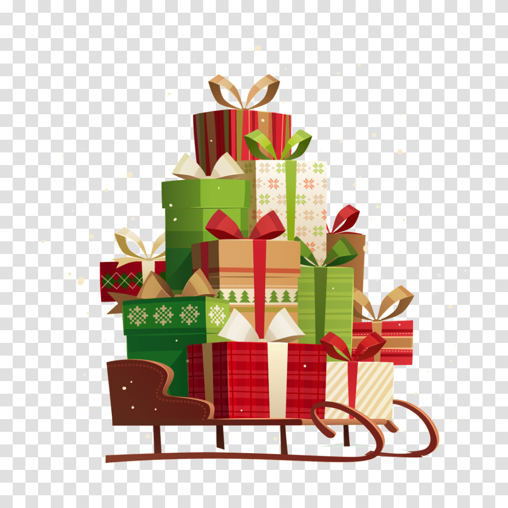 Christmas Various Gift Free Download Vector Transparent Png