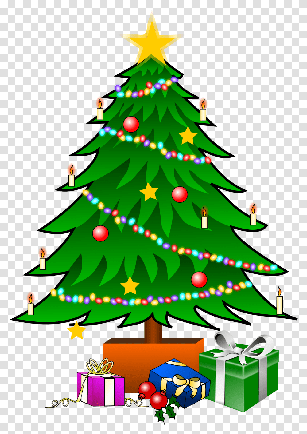 Christmas Vector Image Christmas Tree Vector, Ornament, Plant, Star Symbol Transparent Png