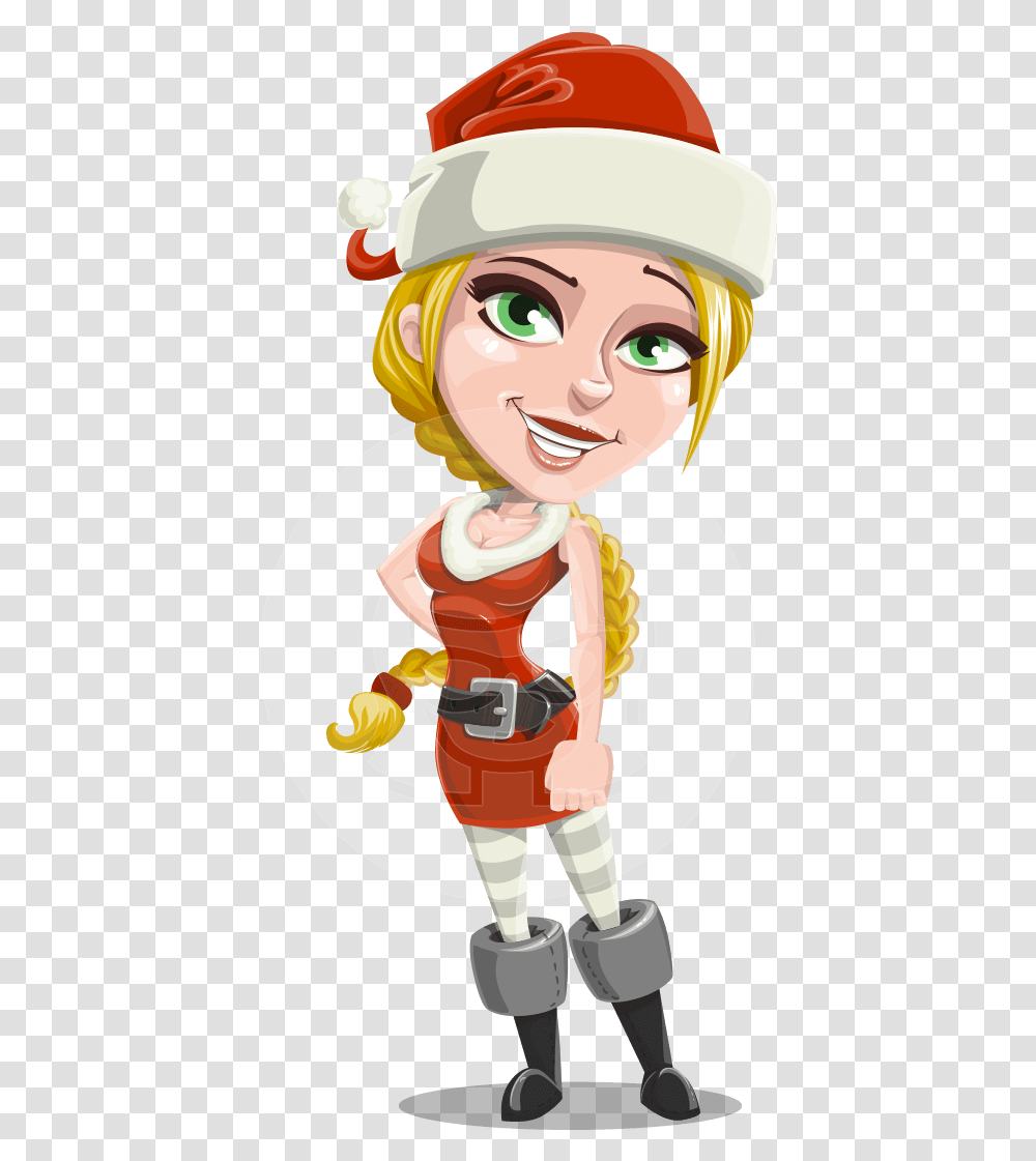 Christmas Woman Cartoon, Toy, Food, Person, Human Transparent Png