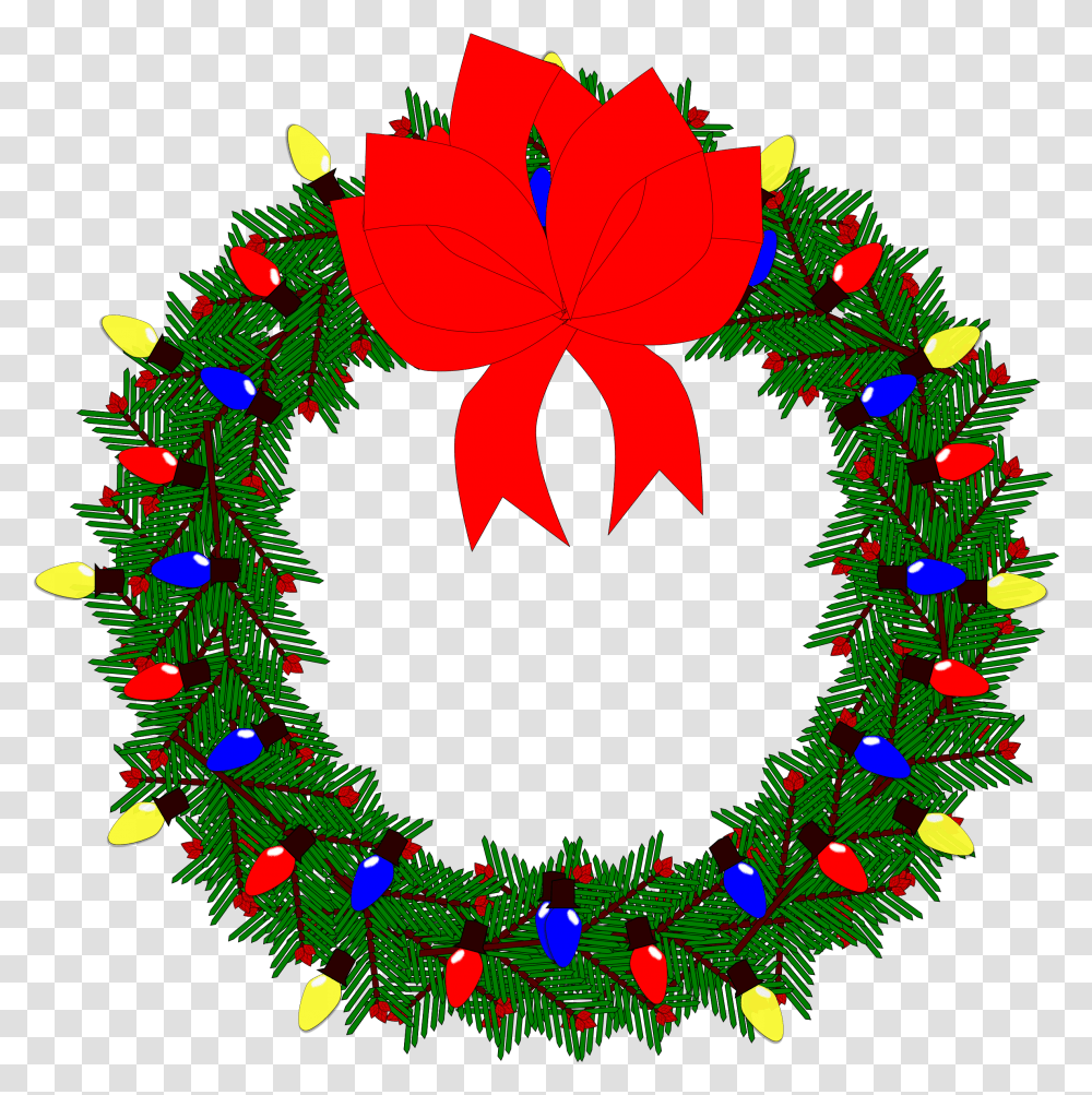 Christmas Wreath 2015 Clip Arts Wreath Clip Art, Leaf, Plant, Rug Transparent Png