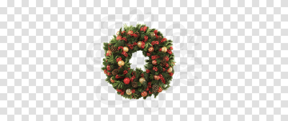 Christmas Wreath 36 Inch Wreath, Christmas Tree, Ornament, Plant Transparent Png